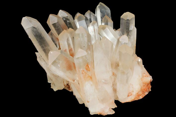 Tangerine Quartz Crystal Cluster - Madagascar #156957
